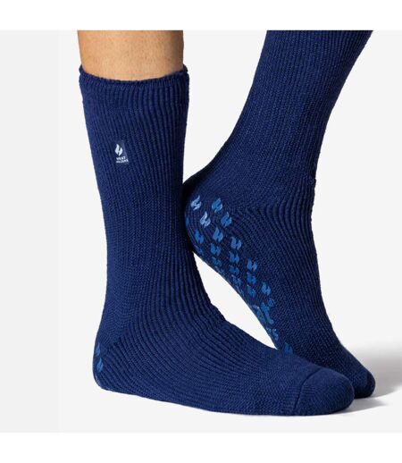 Mens Winter Non Slip Thermal Slipper Socks with Grips