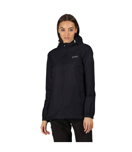Regatta Womens/Ladies Pk It Jkt III Waterproof Hooded Jacket (Black) - UTRG3501