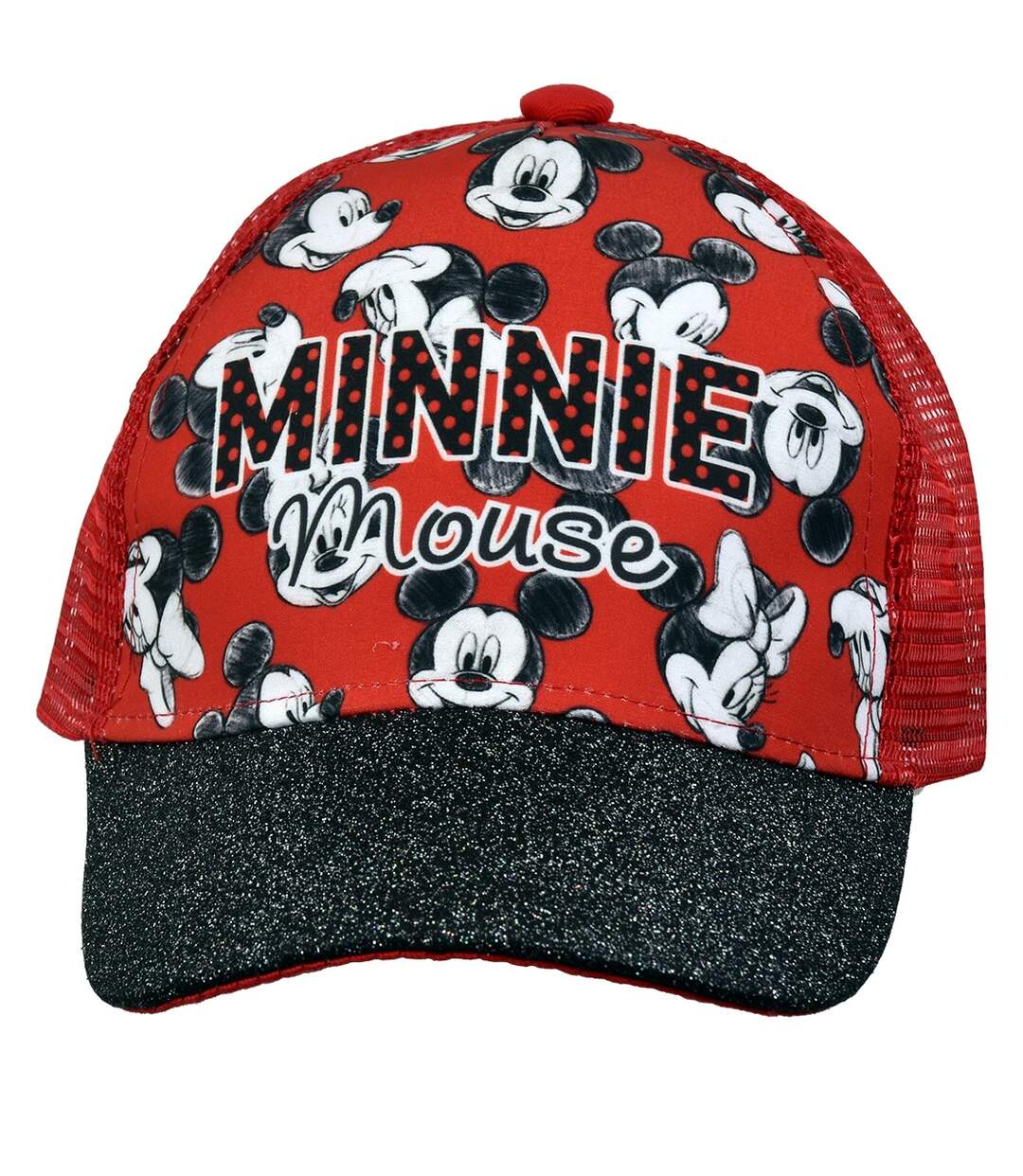 Casquette enfant MULTILICENCE: Pat Patrouille, Mickey, La reine des neiges, Marvel, Avengers.... Et4065 Minnie Rouge-2