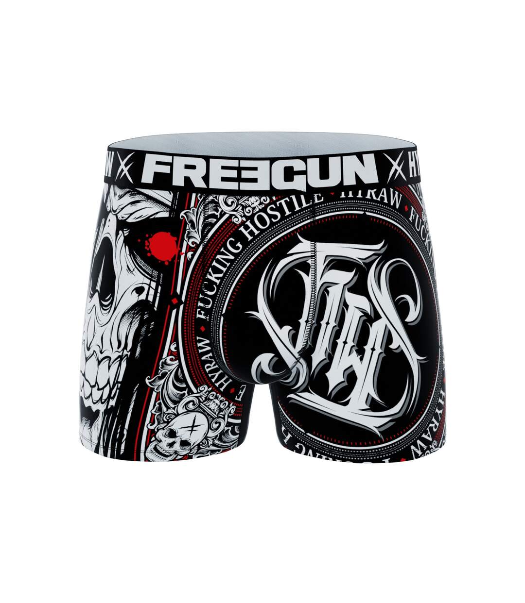 Lot de 4 boxers homme Hyraw Freegun-3
