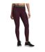 Legging Motif/style Texturé Femme Bordeaux Foncé Under Armour-2