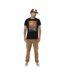 T-shirt homme regular en coton 170gr print devant Flame Vondutch-4