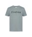 T-shirt Motif/style Logo Homme Gris Foncé Chiné Firetrap-1