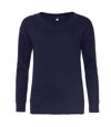 AWDis Hoods Womens/Ladies Girlie Fashion Sweatshirt (Oxford Navy)