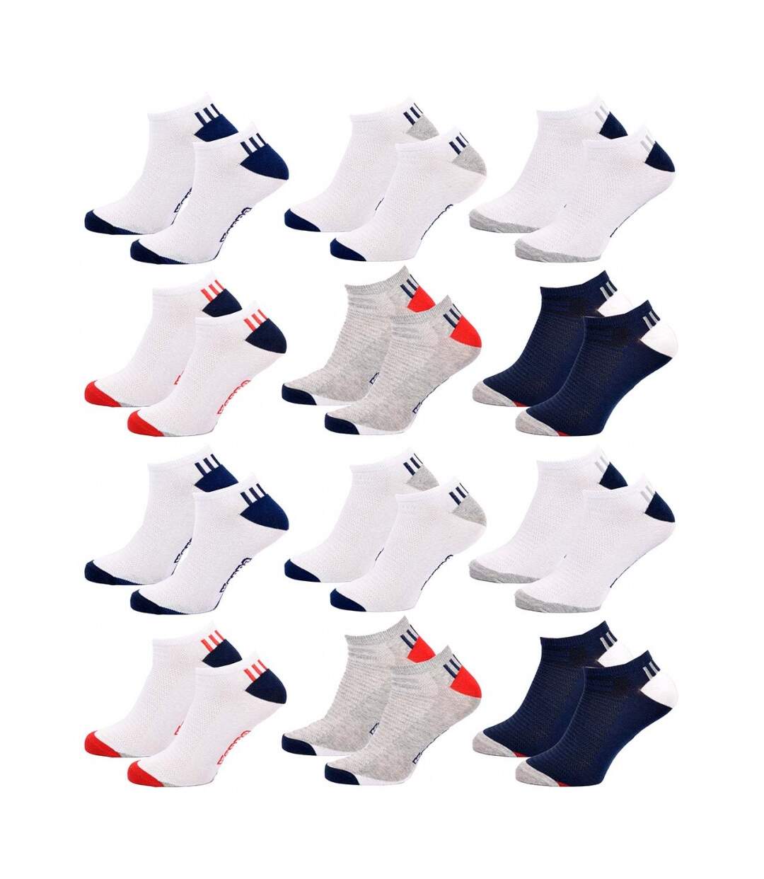 Chaussettes KAPPA SNEAKER - Pack de 12 pcs 1347-1