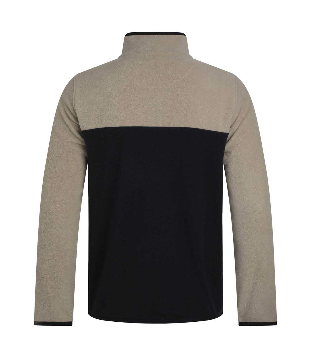 Mens tristan micro quarter zip fleece top flintstone Weird Fish-2