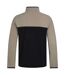 Mens tristan micro quarter zip fleece top flintstone Weird Fish-2