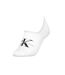 Socquettes Discrètes Footie Femme Blanc Calvin Klein-1