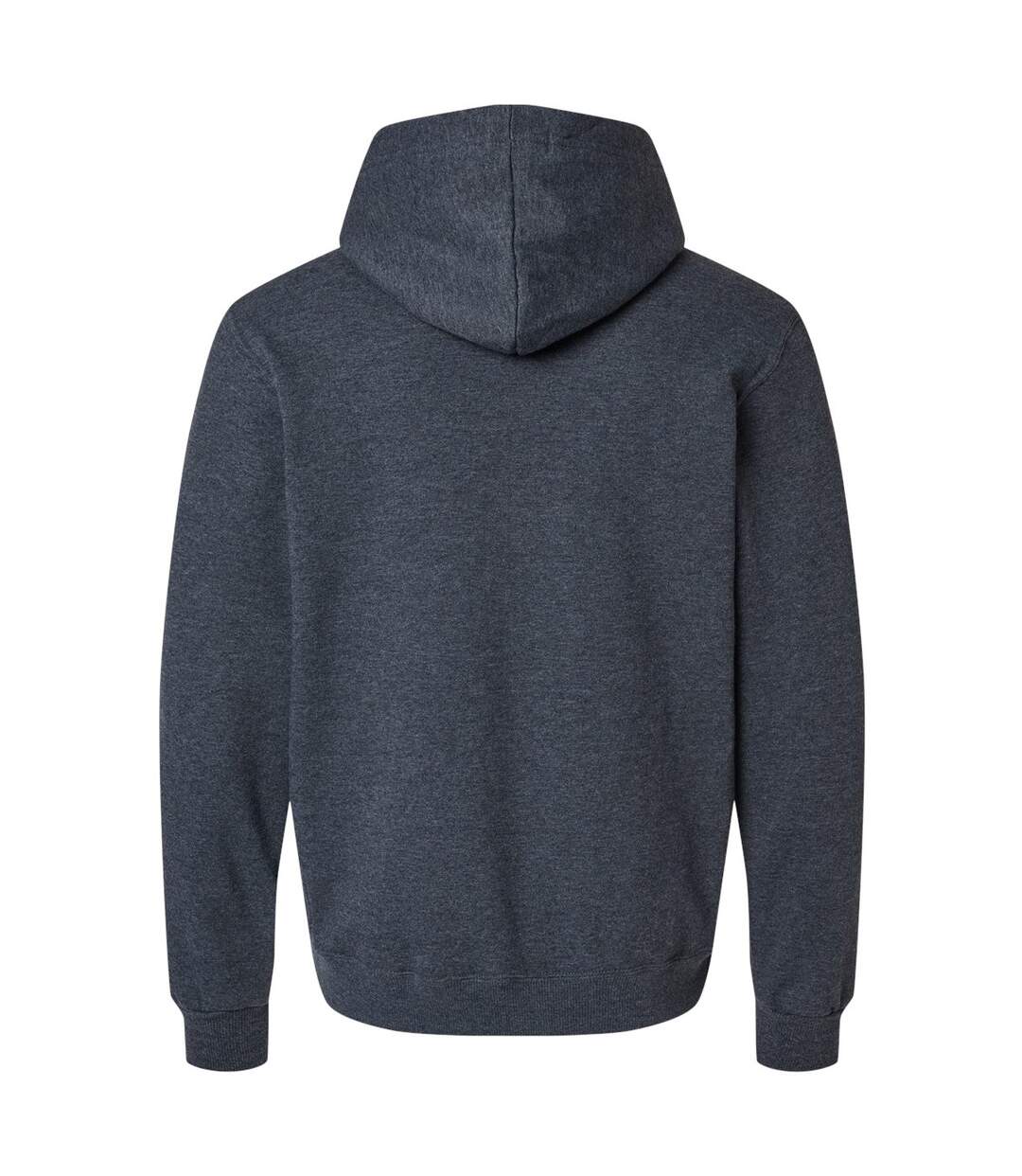 Unisex Adult Eco Premium Hoodie Black Ink Heather Jerzees-3