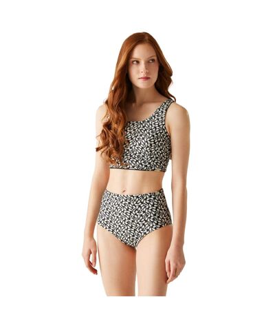 Maillot de bain 2 pièces orla kiely femme noir Regatta