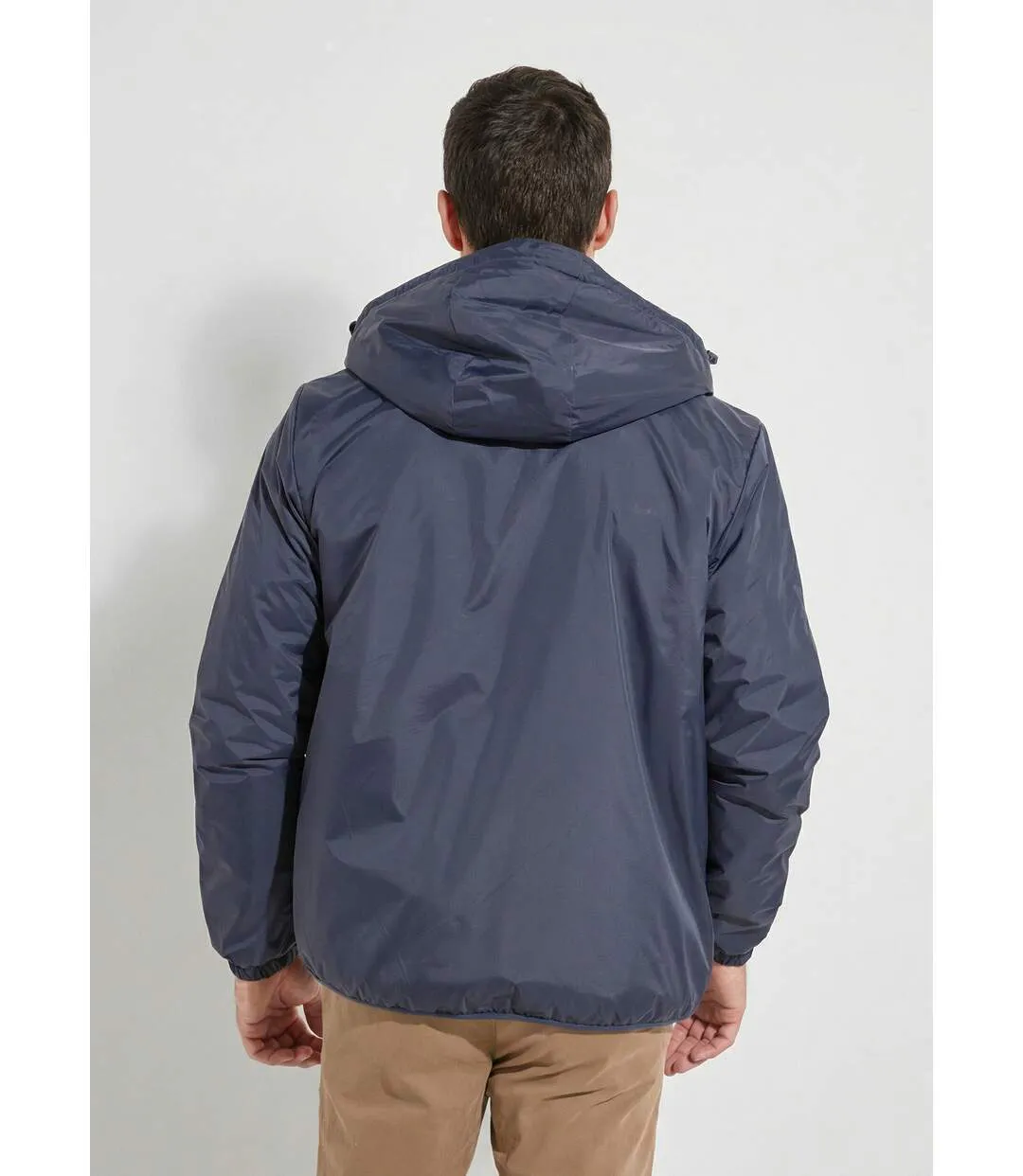 Parka courte chaude fourrée déperlante-2