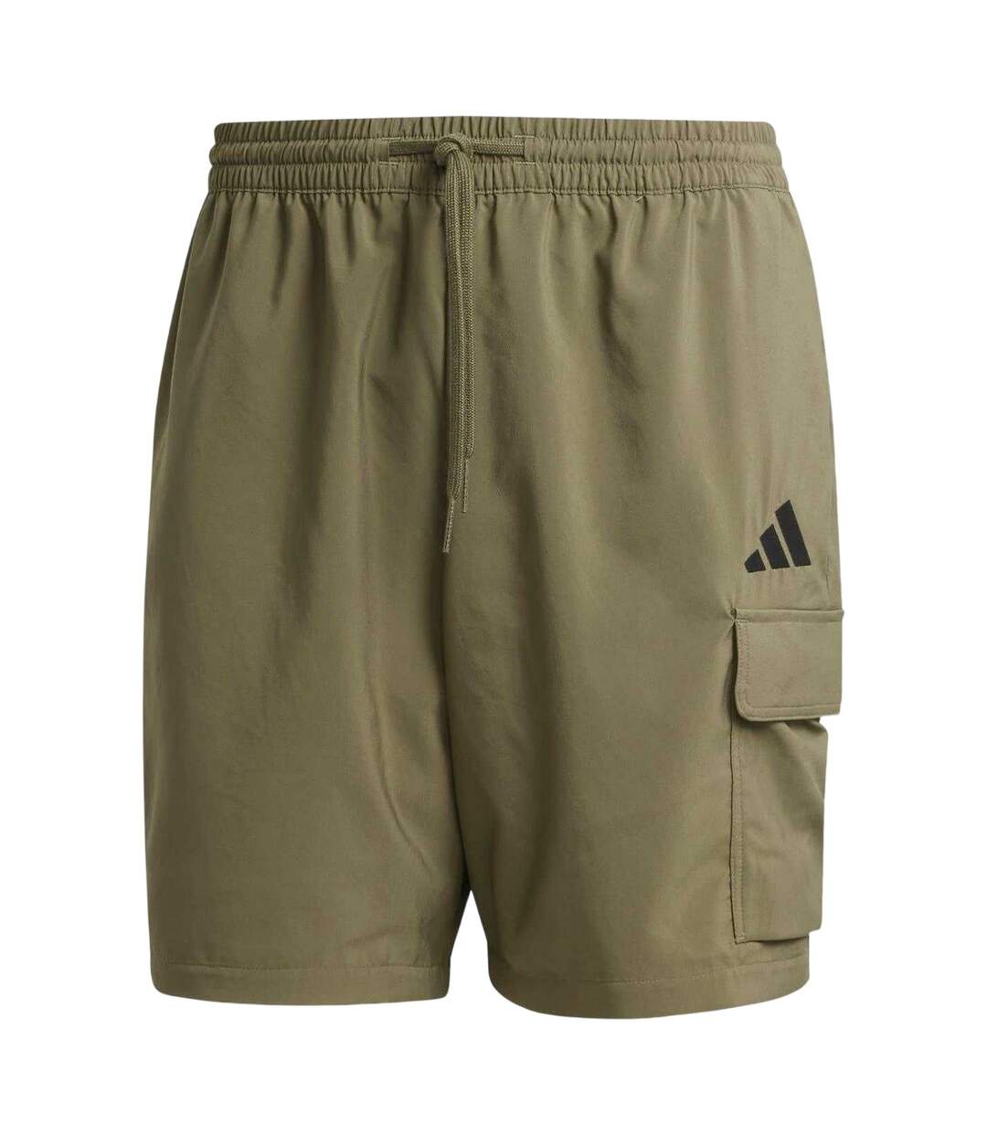 Short À Poches Essentials Homme Kaki Noir Adidas-1