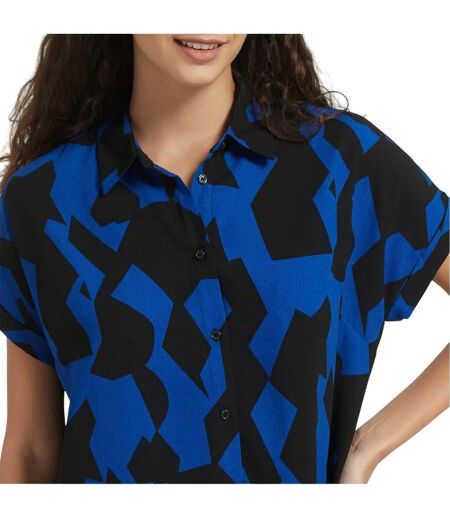Chemise Motif/style Abstrait Femme Bleu Be You