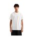 Mens Textured Crew Neck Regular T-shirt Off White Armani Exchange-1