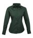 Premier Womens/Ladies Poplin Long Sleeve Blouse / Plain Work Shirt (Bottle) - UTRW1090