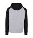 Sweat À Capuche Homme Gris Chiné Noir Build Your Brand-2