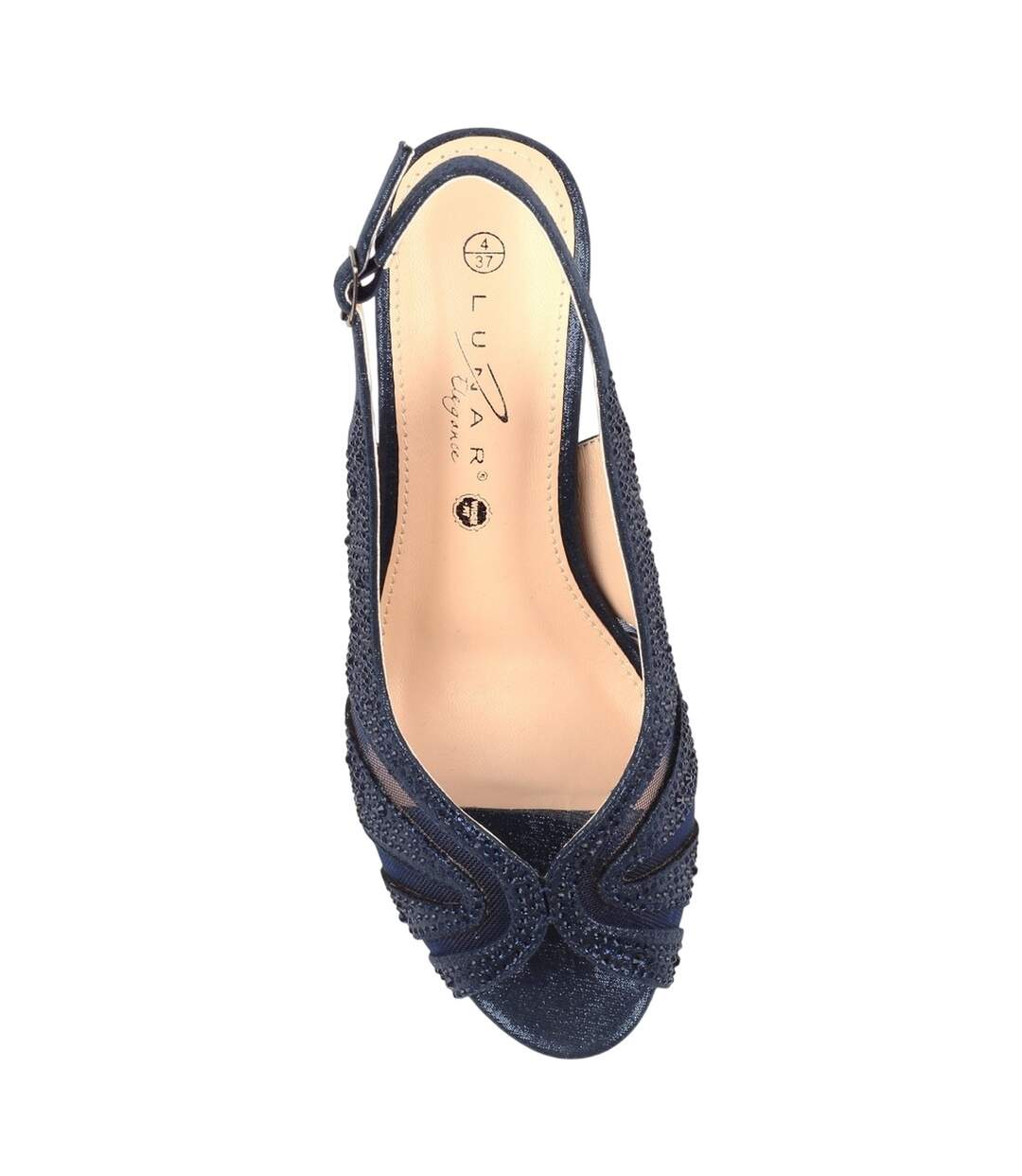 Chaussures Coupe Large Nancy Femme Argenté Lunar-3
