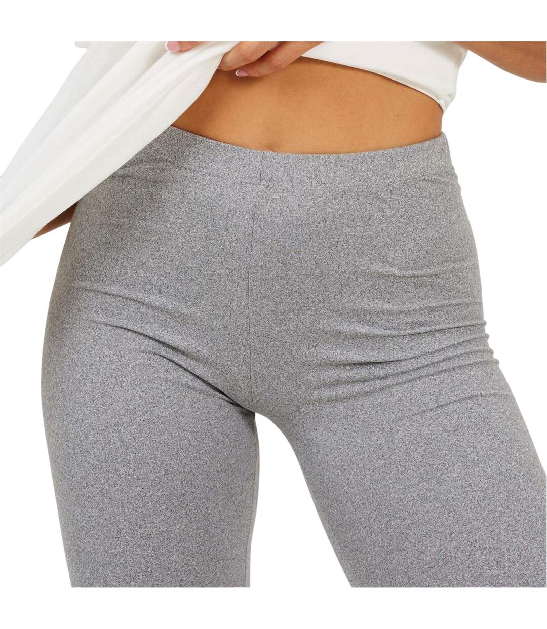Legging Femme Gris Chiné Brave Soul-3