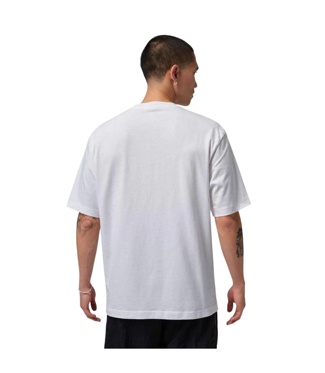 T-shirt Motif/style Imprimé Graphique Homme Blanc Nike-3