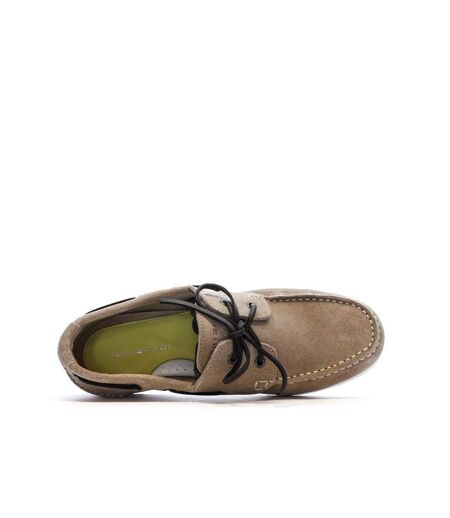 Mocassins marron homme tommy hilfiger boat