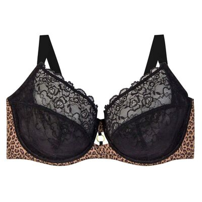 Soutien-gorge à armatures grand maintien noir Samsara