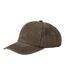 Casquette Motif/style Rétro Relaxed Vieux Marron Beechfield-2
