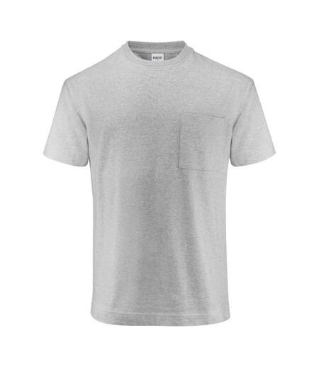 Unisex Adult Devons Pocket T-shirt Grey Melange James Harvest