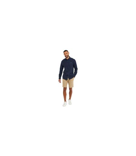 Mens Regular Button-down Shirt Navy Threadbare