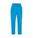 Womens/ladies Tapiah Plain Straight Trousers Bright Blue Boss-1