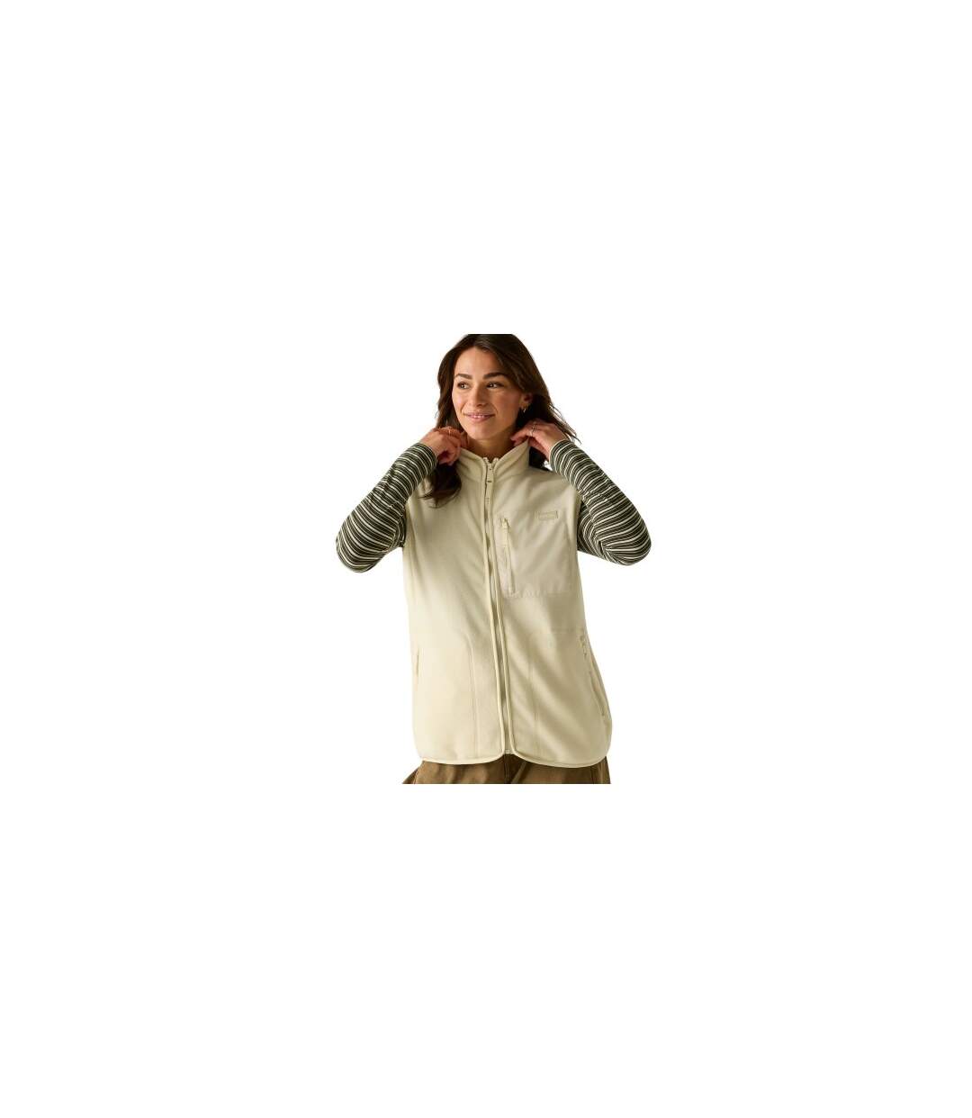Veste Sans Manches Frankie Femme Beige Clair Regatta-1