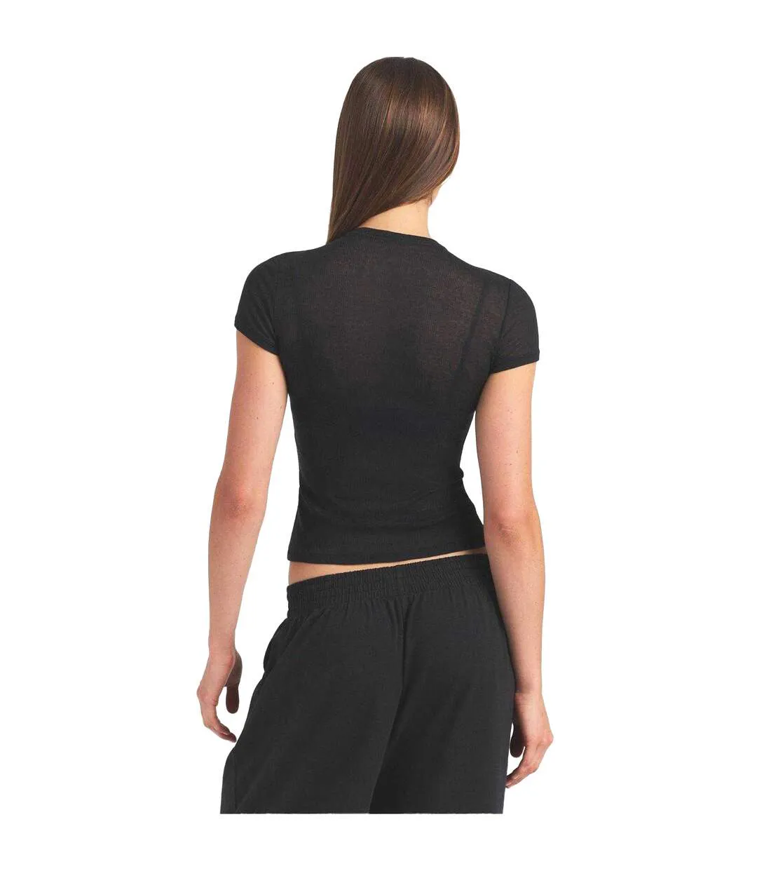 T-shirt Femme Gris Suie Skims-4