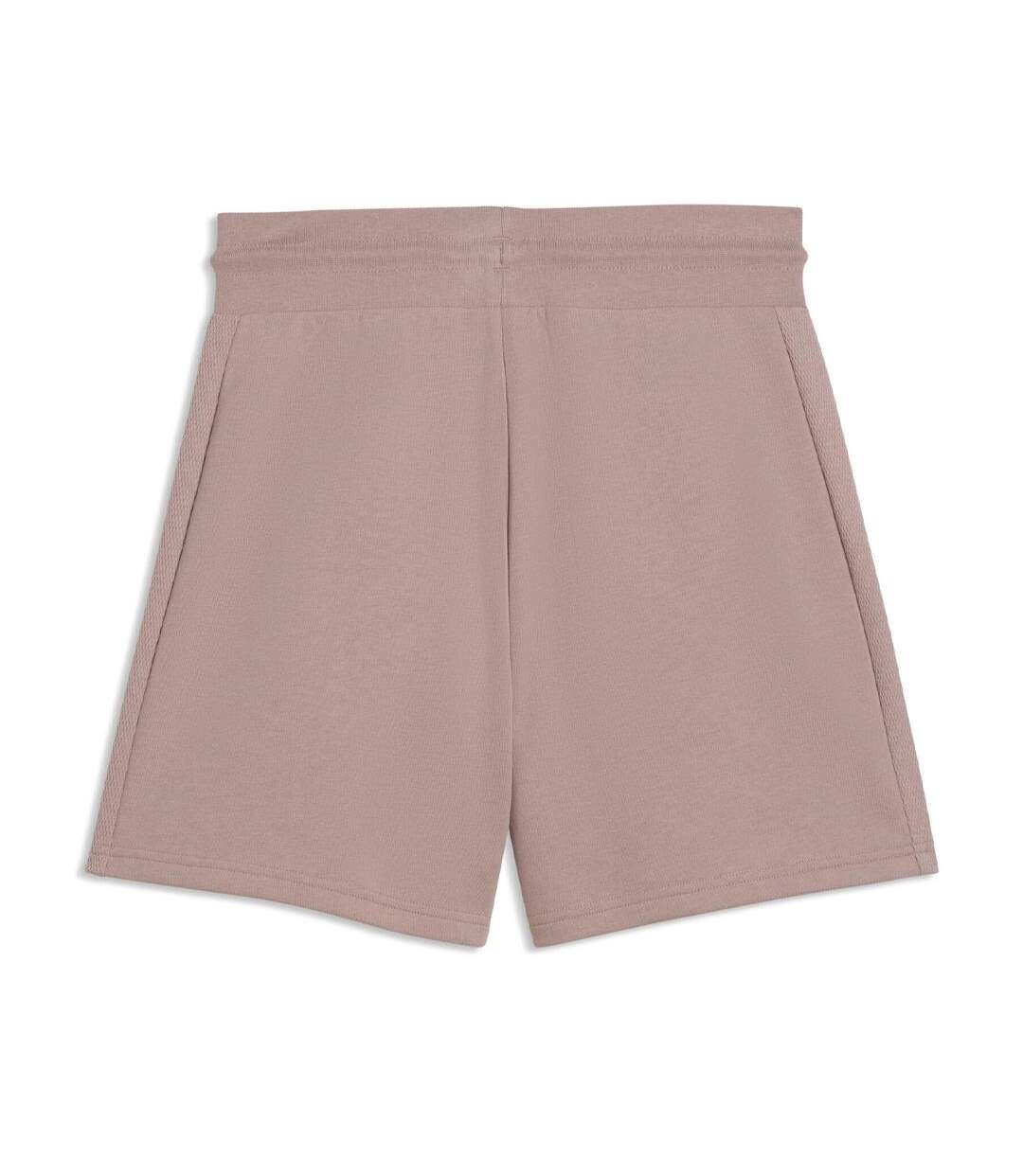 Short de survêtement rose taupe femme puma class-2