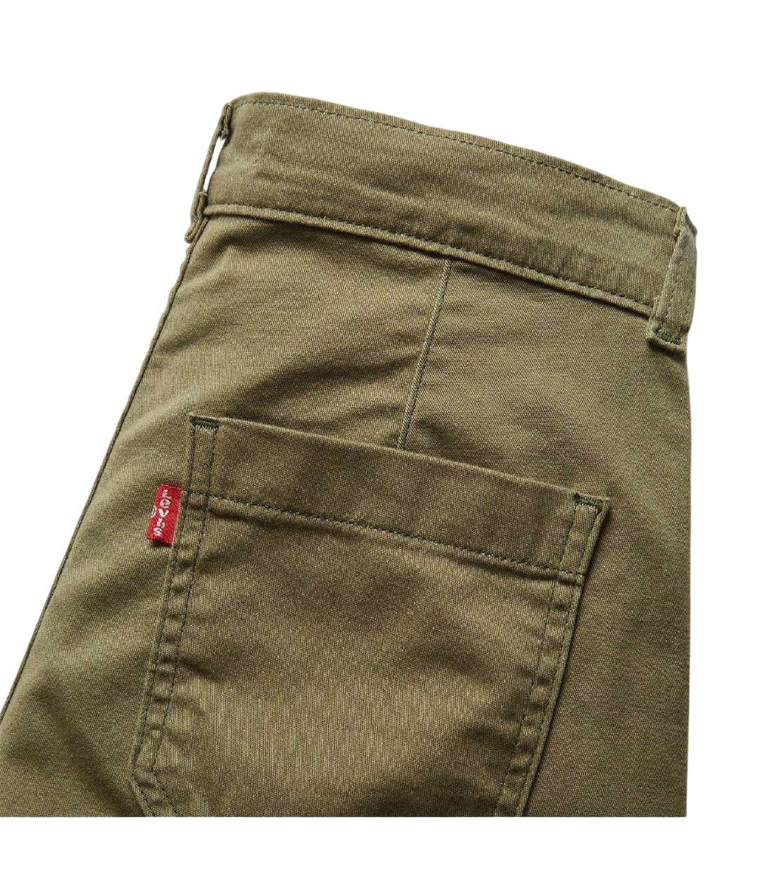 Pantalon Femme Kaki Foncé Levis-4