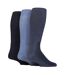 IOMI - 3 Paires Chaussettes Diabétiques Longues Pieds Gonflés-1
