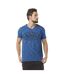 T-shirt homme col V effet strié Ron Vondutch-1