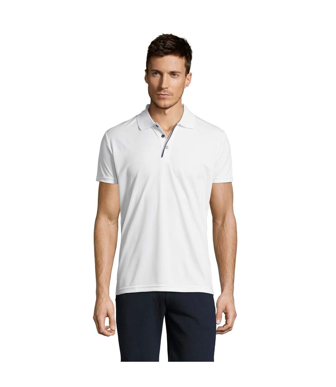 Polo Performer Homme Blanc SOLS-1