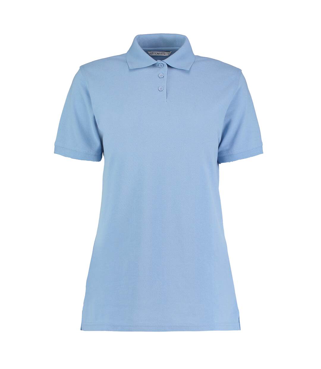 Polo à manches courtes  klassic superwash pour femme bleu clair Kustom Kit-1