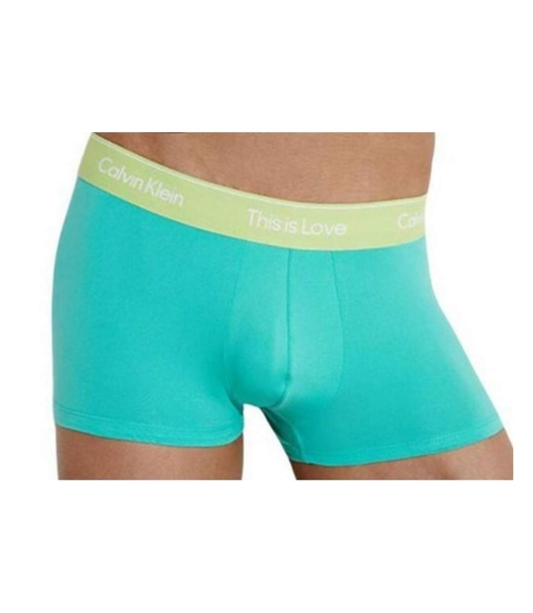 Boxer Motif/style Logo Homme Vert Calvin Klein-2