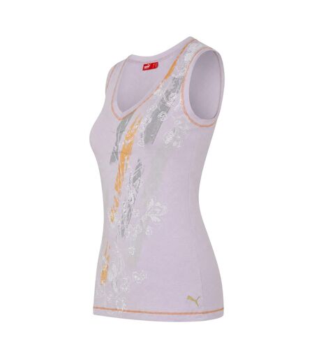 Womens/ladies Tie Back Vest Top Multicoloured Puma