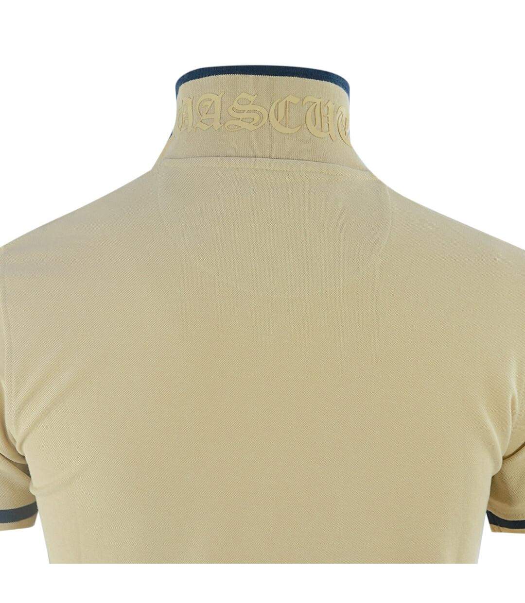 Polo Motif Brodé Aq Adulte Beige Aquascutum-3