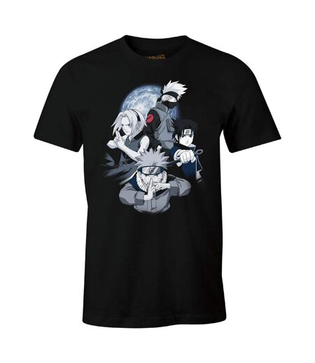 T-shirt Motif/style Équipe Homme Noir Naruto