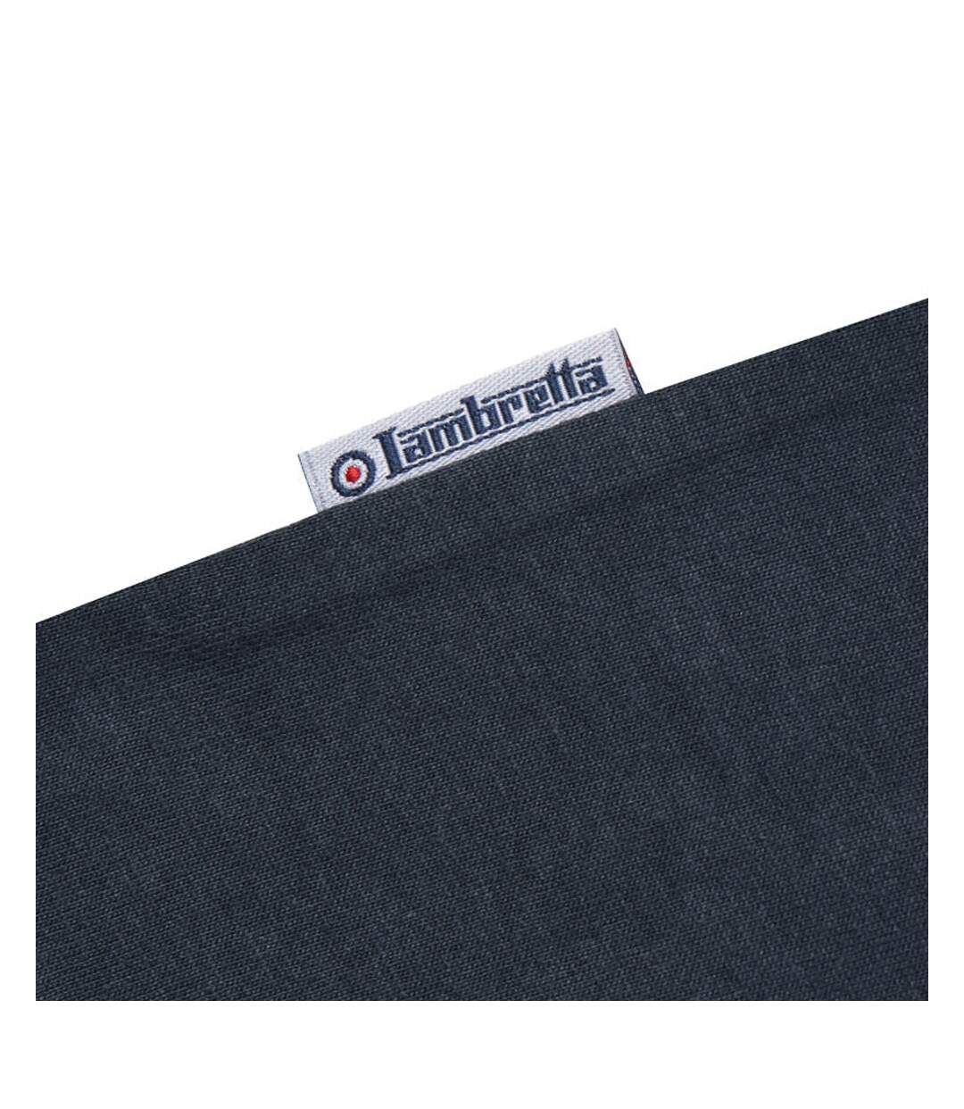 T-shirt Motif/style Badge Homme Bleu Marine Lambretta-4