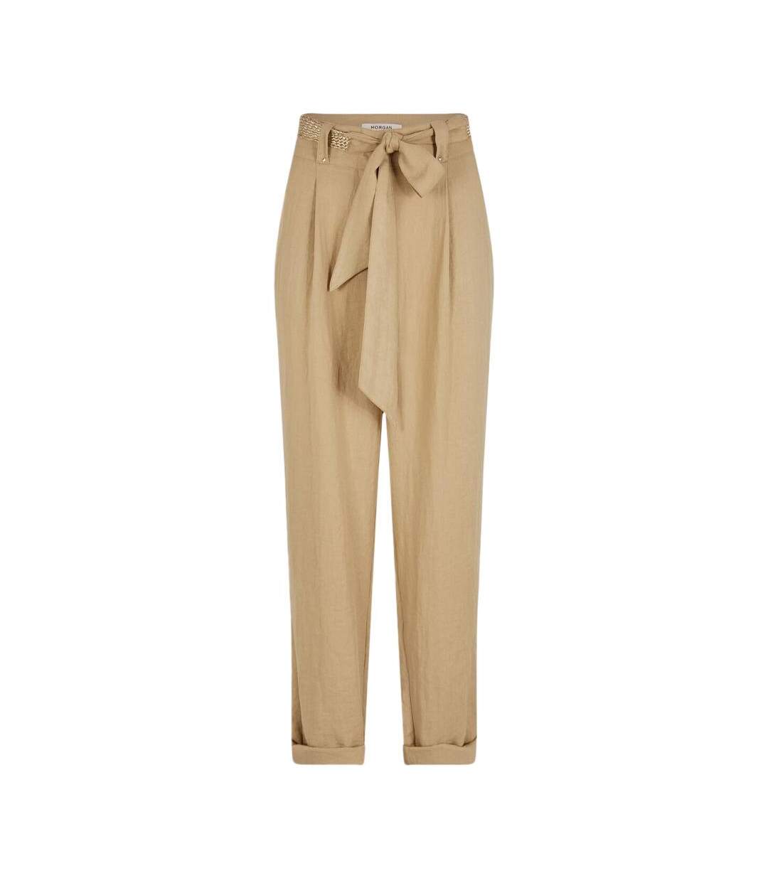 Pantalon beige femme morgan pavik - 34-3