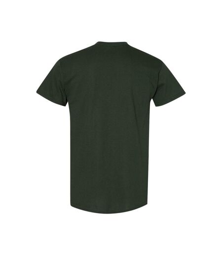 Mens Heavy Cotton T-shirt Forest Green Gildan