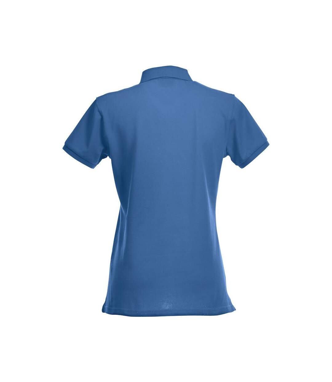 Polo premium femme bleu roi Clique-2