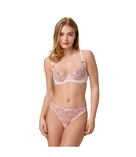 Soutien-gorge coques armatures poudre Floraison
