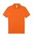 Polo homme orange vif B&C B&C