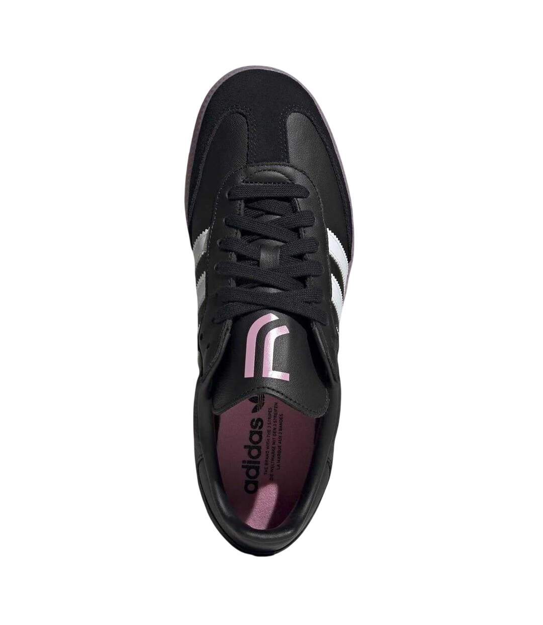 Mens Samba Club Juventus Fc Leather Trainers Black White Pink Adidas-4