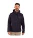 Veste Softshell Imperméable À Capuche Ajustable Motif/style Détail Contrasté Willsons Homme Anthracite Trespass-4