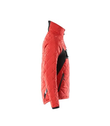 Mens Accelerate Cli Water Repellent Jacket Traffic Red Black Mascot